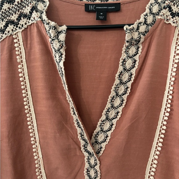 INC International Concepts dress boho crochet - Picture 4 of 13